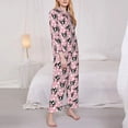 thumbnail image 3 of Fotbe French Bulldog Conjunto de Pijama de Manga Larga para Mujer con Estampado, Ropa de Dormir de 2 Piezas, Conjunto de Casa Suave y Cómodo con Bolsillos-XX-Large, 3 of 7