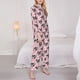 thumbnail image 3 of Fotbe French Bulldog Conjunto de Pijama de Manga Larga para Mujer con Estampado, Ropa de Dormir de 2 Piezas, Conjunto de Casa Suave y Cómodo con Bolsillos-Small, 3 of 7