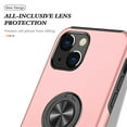 thumbnail image 6 of JTCASES for iPhone 12 Mini Case, Car Mount Bracket 2-layer Hybird Shockproof PC TPU Anti-fall Slim Fit Lightweight Magnetic Cover for iPhone 12 Mini（5.4" 2020) - Rosegold, 6 of 7