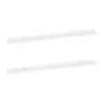 thumbnail image 2 of Wall Shelves 2 pcs White 39.4"x3.5"x1.2", 2 of 9