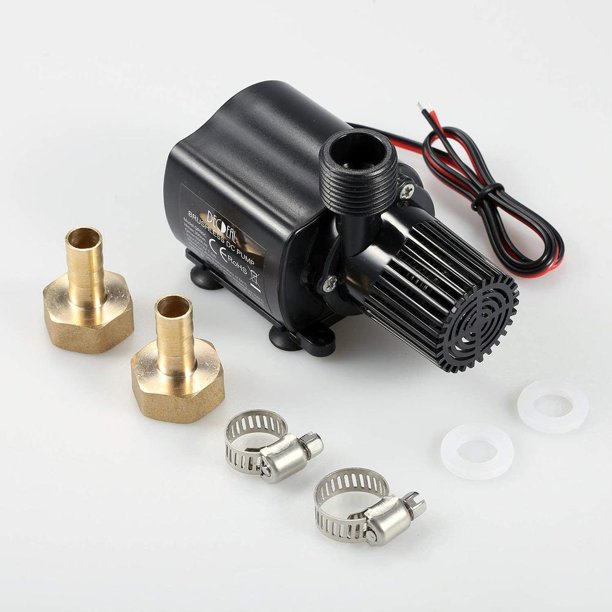 800L/H 5m DC12V Brushless Water Pump Mini Water-cooling Circulating Pump Fountain Water Pump Aquariums Computer Cooling Systems He Qiyong unisex