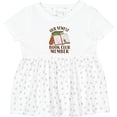 thumbnail image 3 of Inktastic Our Newest Book Club Member Girls Baby Dress, 3 of 5