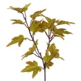 thumbnail image 2 of 4pcs Artificial Maple Leaves Branch Fake Fall Leaves Stems Plants Outdoor for Home Kitchen Thanksgiving Decor, 2 of 4