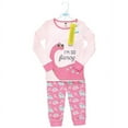 thumbnail image 2 of Hudson Baby Girl Baby and Toddler Cotton Pajama Set, Girl Dino, 6 Years, 2 of 4