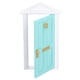 thumbnail image 4 of Puerta de hadas en miniatura vívida para casa de muñecas 1:12 - Verde menta, 4 of 10