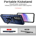 thumbnail image 6 of for Samsung Galaxy A54 5G Case with Slide Camera Cover HD Screen Protector [Military Grade 16ft. Drop Tested] Magnetic Ring Holder Kickstand Protective Phone Case for Samsung Galaxy A54 5G, Navy Blue, 6 of 8