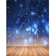 thumbnail image 1 of Fondo de fotografía ABPHQTO Glitter Blue Star Sky 150x220cm Piso de madera Universo, 1 of 1