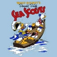 thumbnail image 2 of Boy's Mickey & Friends Donald Duck Sea Scouts  Graphic Tee Light Blue X Large, 2 of 4