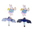 thumbnail image 2 of 4 Piezas de Dibujos Animados Pájaro Conejo Broche Mariposa Embrague Solapa Pin Collar Pin, 2 of 8