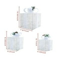 thumbnail image 3 of CEHVOM 3PCS Luminous Christmas Iron Decorative Box, Shopping Window Gift Box, Christmas Tree Decoration, Star Gift Box, 3 of 6