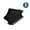 (Classic)Black B, variant on Men's Cushioned Crew Athletic Socks 5 Pairs Pack, Breathable Pro Series Crew Socks, Moisture-Wicking Cushion Sock, 5-Pack