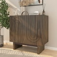thumbnail image 2 of Clihome 2-Door Accent Cabinet, Buffet Storage Sideboard, Brown, 2 of 6