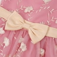 thumbnail image 1 of LEEy-world Vêtements pour Bébés Filles Robe à Manches Courtes en Tulle Imprimés Floraux Robe à Franges Robe de Princesse Vêtements, Rose, 1 of 5