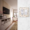 thumbnail image 5 of Yayeee Rocker Switch Wall Plate 1-Gang 4.6"x2.9" Home Decorative Outlet Cover, Colorful Watercolor Seashells, 5 of 6