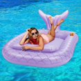 thumbnail image 1 of Tumbona hinchable de bronceado HeySplash para adultos, color morado, 1 of 7