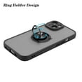 thumbnail image 3 of For Apple iPhone 15 Plus 6.7 inch Impact Metal Ring Holder Stand Magnetic Car Mount Protective Hybrid Case Cover Blue, 3 of 5