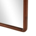 thumbnail image 4 of DecMode 32" x 70" Brown Wavy Abstract Wall Mirror, 4 of 9