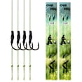 thumbnail image 3 of 10pcs Carp Fishing Hair Rigs Braided Thread Barbed Hook Rolling Swivel Carp Rigs Fishing Tackle Accessories, 3 of 6
