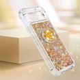 thumbnail image 4 of Funda para Google Pixel 8A 5G con Brillo Líquido Flotante, Purpurina, Parachoques y Anillo Giratorio Soporte, 4 of 5