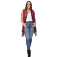thumbnail image 2 of Crochet Vest for Women Plus Size Sleeveless Boho Lace Cardigan Cover Ups, 2 of 6