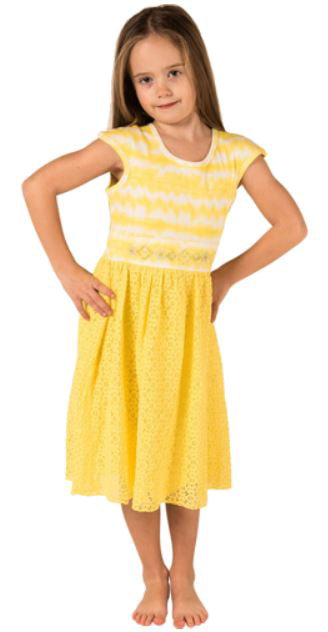 Mignone Tie Dye Sleeveless Dress for Girls