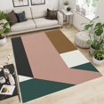 thumbnail image 1 of Triangle Square Art Large Area Rugs, Geometric Runner Rugs, Non-Slip Floor Throw Mat, Rectangle Carpet for Living Room, Bedroom, Hallway Front Entrance, Kitchen, Dining, 4' x 6', 1 of 7