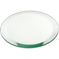 Plymor 5" Round, 5mm Thick Beveled Glass Mirror Circle, Pack of 3