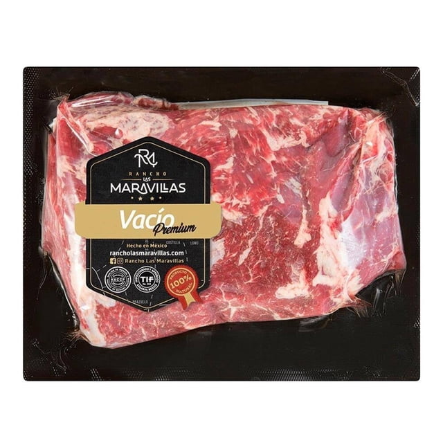 Vacio premium Rancho Las Maravillas congelado peso aprox 650 g