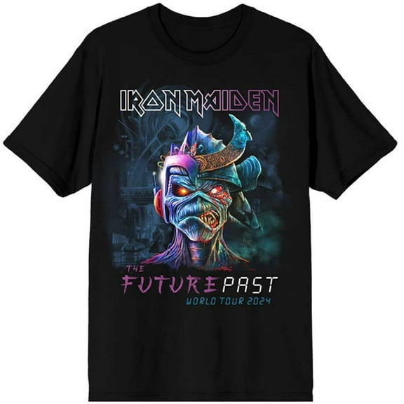 Iron Maiden Unisex T-Shirt: The Future Past World Tour '24 (Small)