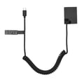 thumbnail image 1 of tería simulada Acoplador de batería simulada con cable de alimentación de resorte USB tipo C de repuesto para Fujifilm X100F X100V X-S10 X-Pro3 X-E3 X-A2 X-A5 X-A7 X-T1 X- T2 X-T3 X-T20 X-T100 X-T200 Andoer Adaptador, 1 of 5