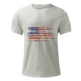 thumbnail image 3 of Xysaqa Shirts for Men Mens Graphic T-Shirts Men's American Flag T-Shirts Cotton Short Sleeve Graphic Tee Usa Flag Distressed Patriotic Shirts M-3Xl Men Shirts Casual On Clearance, 3 of 4