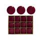 thumbnail image 4 of WAITLOVER Bolas de terciopelo decorativas navideñas, paquete de 12 bolas de plástico flocadas inastillables de 2,4 pulgadas, decoración colgante navideña, 4 of 7