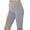 Gray, variant on HOOJT Clearance!Gym Shorts for Women Biker Shorts Seamless Gym Leggings - Tummy Control, High Waisted Knee Length Yoga Pants Soft Comfort Sport Leggings