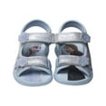 thumbnail image 4 of Disney Girl Frozen Ii Hook And Loop Open Toe Toddler Sport Sandals, Silver, 6, 4 of 6
