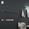 thumbnail image 4 of Double Towel Bar Matte Stainless Steel Bath Towel Rack for Bathroom Towel Holder Wall Mount Total Length TBLPB, 4 of 9