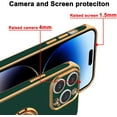 thumbnail image 5 of for iPhone 14 Pro Max Case with Magnetic Ring Holder Soft TPU Electroplated Cover Shockproof Scratchproof Kickstand Slim Protective Phone Case for iPhone 14 Pro Max Green, 5 of 12