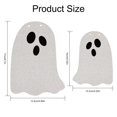 thumbnail image 2 of 2pcs Halloween Garland Banner, Glitter Halloween Banner DIY Hanging Halloween Ghost Decorations for Haunted Houses Doors Party Wall Fireplace, 2 of 5