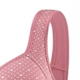 thumbnail image 3 of Aofany Women's Front Button Closure Bra Comfort Full-coverage Bra Senior Front-Closing Wirefree Bra, 36B/C-50B/C, 3 of 4