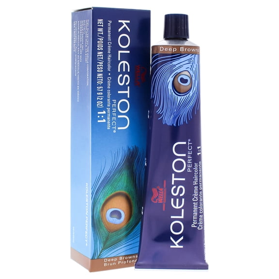 Koleston Perfect Permanent Creme Haircolor - 4 71 Medium Brown-Brown Ash by Wella for Unisex - 2 oz Hair Color
