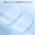 thumbnail image 4 of OFFCURVE Transparent Key Fob Cover for Honda, Car Key Case Compatible with 2022 2023 Honda Civic Accord HR-V CR-V Pilot Sport SI EX EX-L Touring 5 Buttons Smart Key Protector Car Accessories, White, 4 of 7