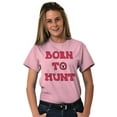 thumbnail image 4 of Born to Hunt Crosshairs Deer Buck Plus Size Crewneck Graphic Tee Shirt Brisco Brands 2X, 4 of 5