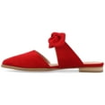 thumbnail image 3 of Journee Womens Telulah Narrow Width Slip On Pointed Toe Mule Flats, 3 of 10