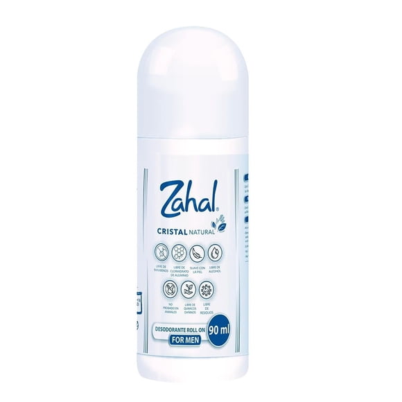 Desodorante Natural Roll On For Men Zahal 90 ml