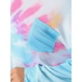 thumbnail image 5 of DARING DIVA Women's Tie Dye Long Sleeve Front Pocket Pajamas Set XS Blue, 5 of 7