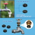 thumbnail image 5 of XBVV 233 pcs Faucet Beveled Washers and Plumbing Flat Rubber Washers, 5 of 8