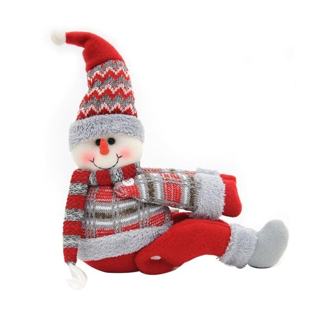 Toystoory Cortina de ventana de Navidad de dibujos animados, hebilla portátil con temática de Navidad, lavable, reutilizable, parasol para el hogar, Kits de decoración para fiestas Muñeco de nieve Toystoory HA069199-02