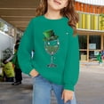 thumbnail image 2 of Otqutp St. Patricks Day Sweatshirt for Girls Long Sleeve Crewneck Irish Sweat Shirts Unisex Oversized Saint Patty's Pullover Tops, 2 of 6