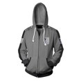 thumbnail image 1 of Sudadera de Anime Jersey con capucha Attack on Titan Eren Jaeger Cosplay disfraz chaqueta cremallera TopsGrisXXL Deng Xun unisex, 1 of 2