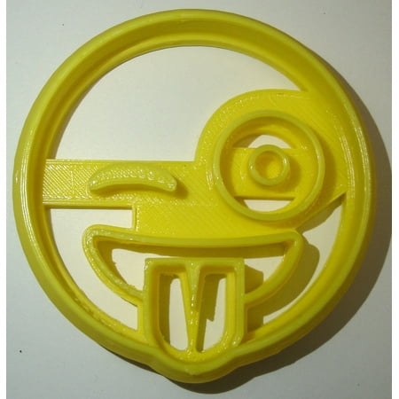 

Winking Smiley Face Emoji Emoticon Smileys Cookie Cutter Made in USA PR561