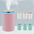 thumbnail image 3 of Humidificador de aire Zulema difusor de aceite esencial 260ml rosado, 3 of 8